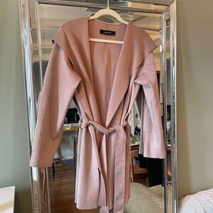 Zara Dusty Pink Wrap Coat